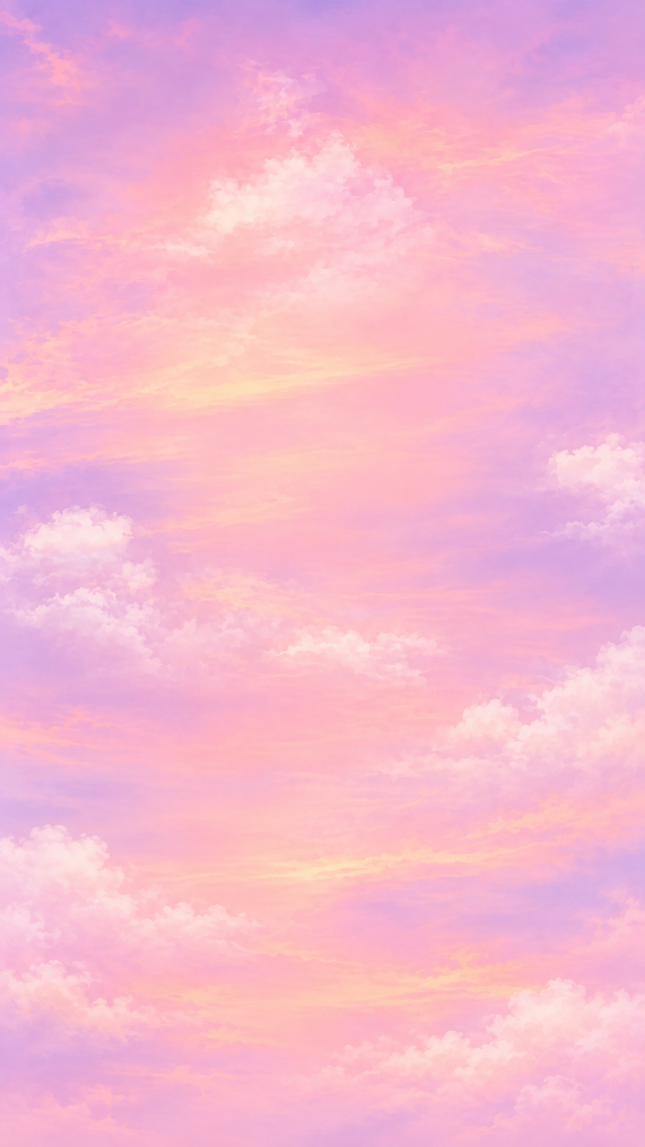 Plain pink sunset sky matching the opening scene